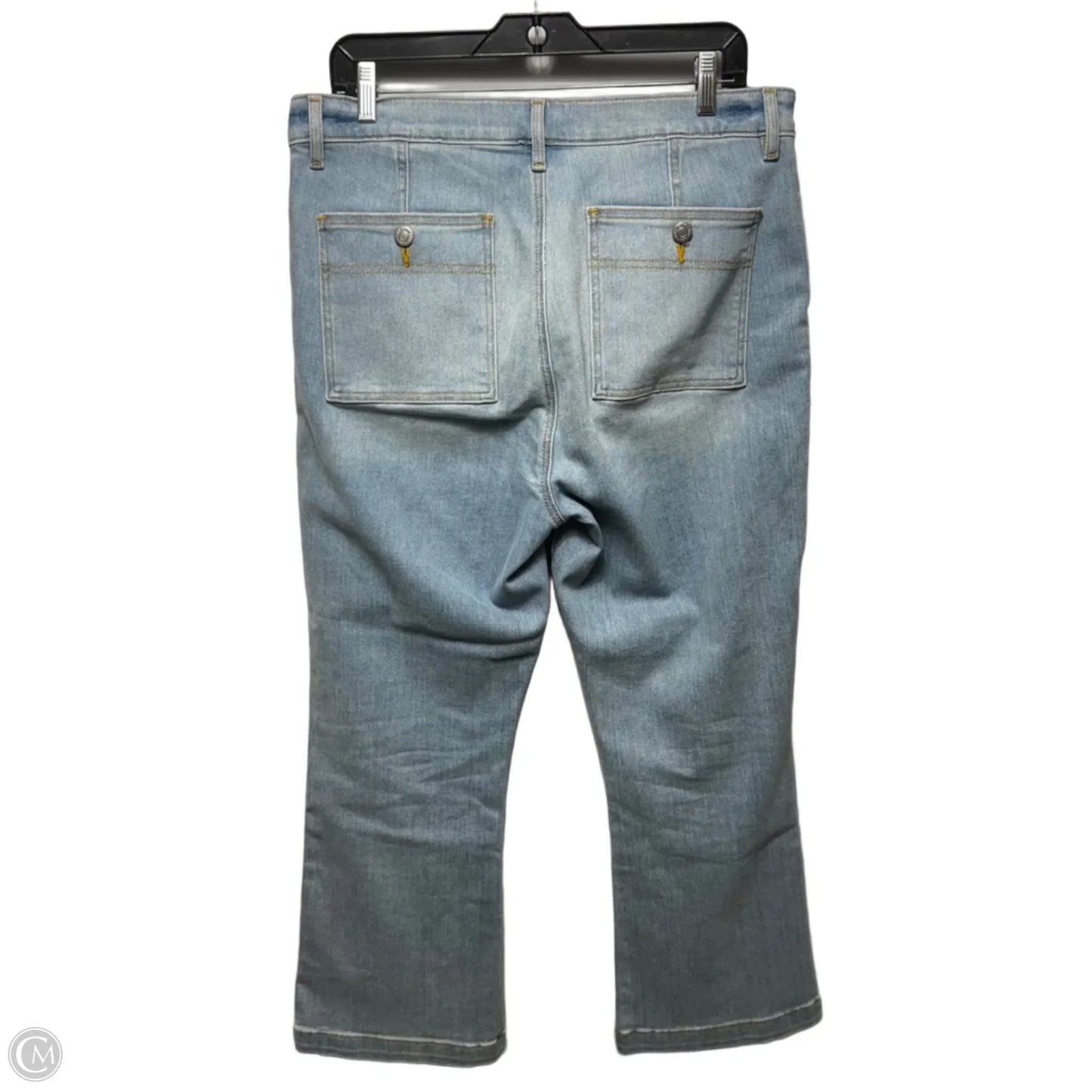 Jeans Bootcut By Loft In Blue Denim, Size: 12