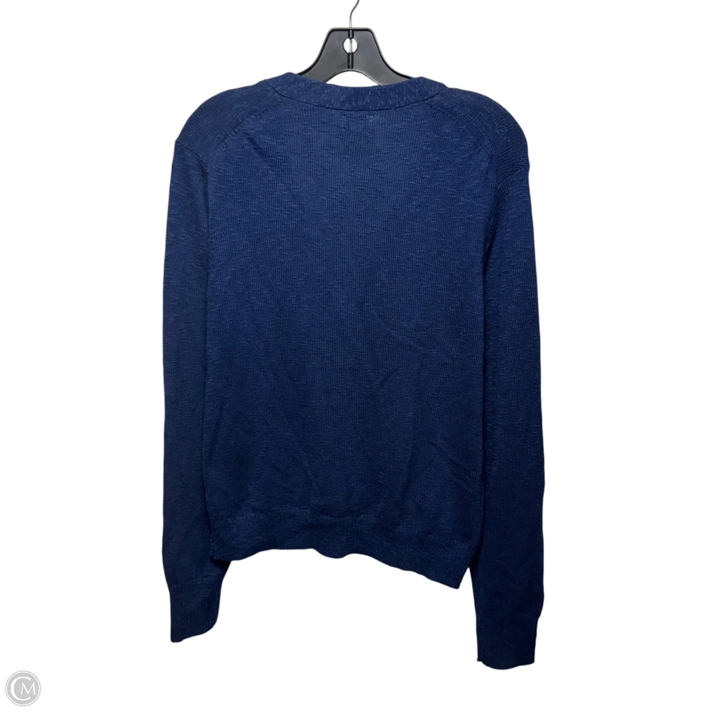 Sweater Cardigan By J. Crew In Blue, Size: L