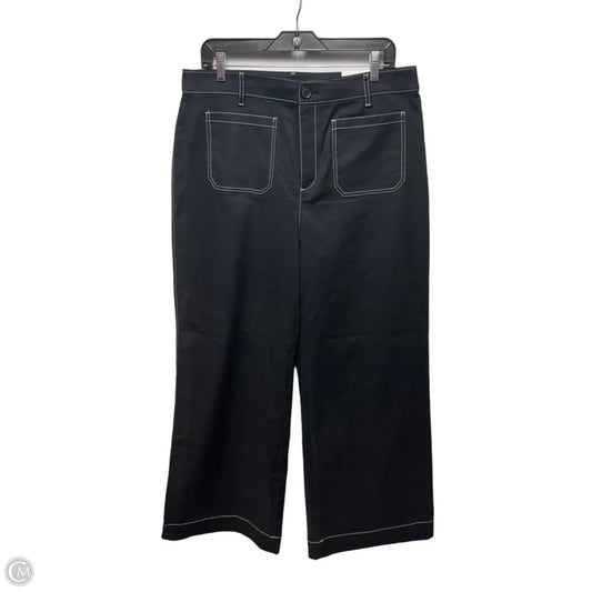 The Palmer Wide LegHigh Rise Pants By Loft In Black, Size: 12