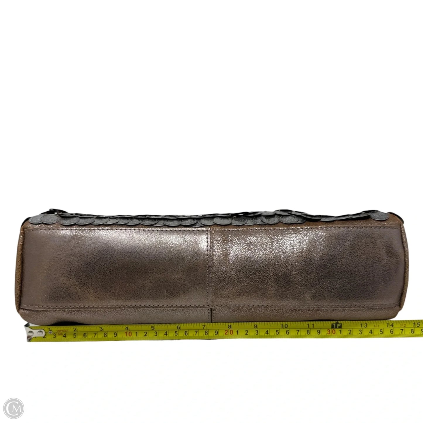 Ferrara Frame Bag Metallic Vintage Coin Collection Edition Designer By Patricia Nash, Size: Medium