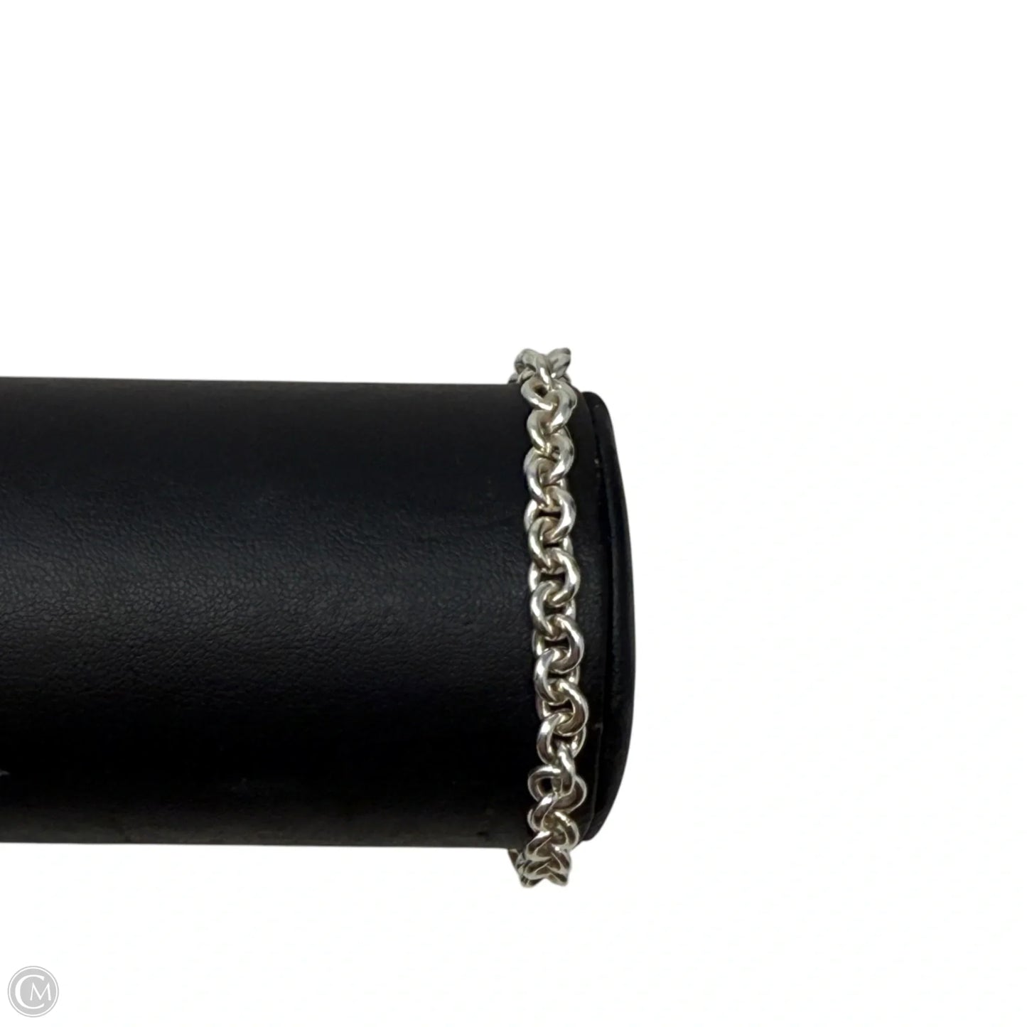 Vintage Mexican Sterling Silver Cable Chain Toggle Clasp Bracelet