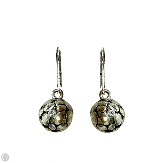 Sterling Silver Bubble Dot Drop Earrings