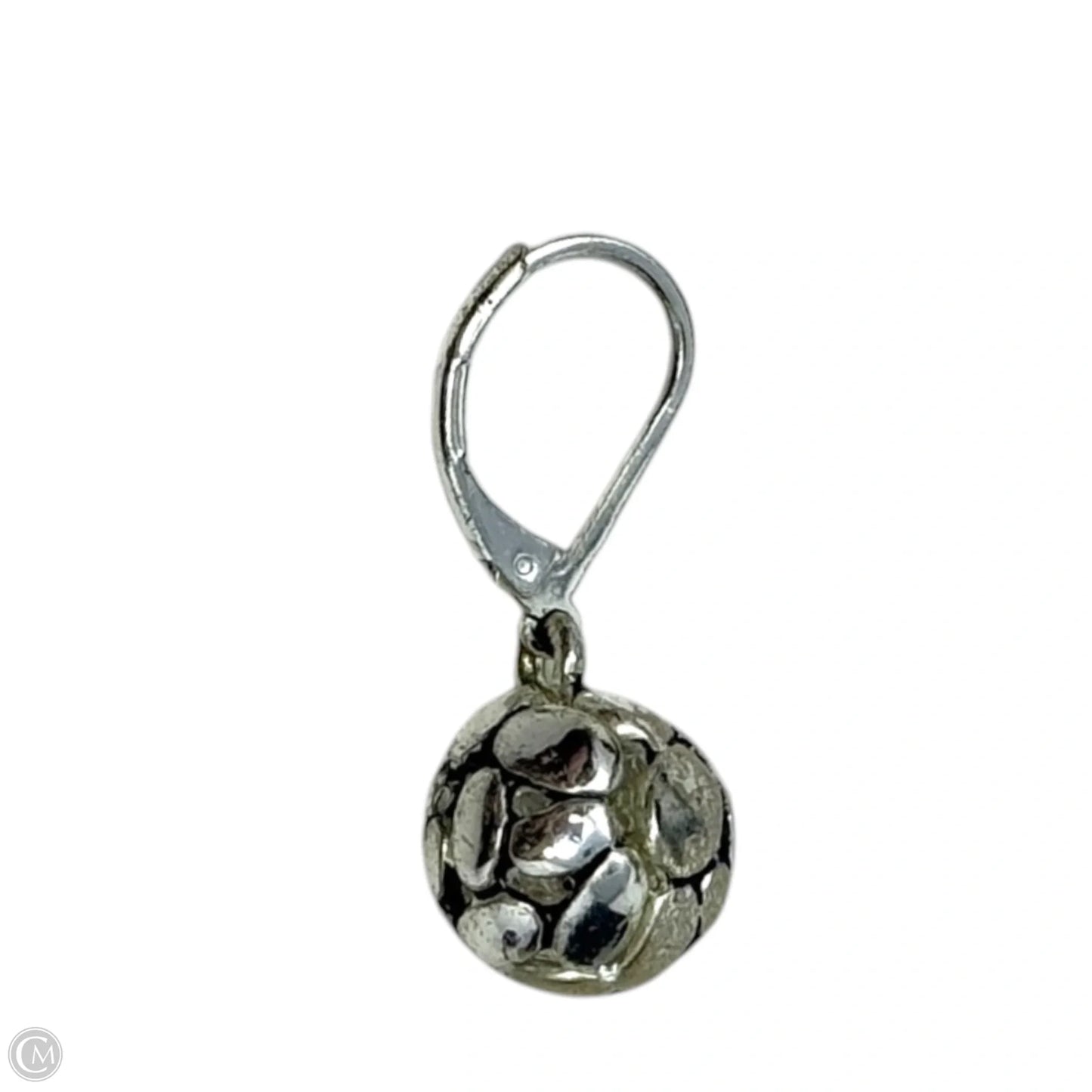 Sterling Silver Bubble Dot Drop Earrings