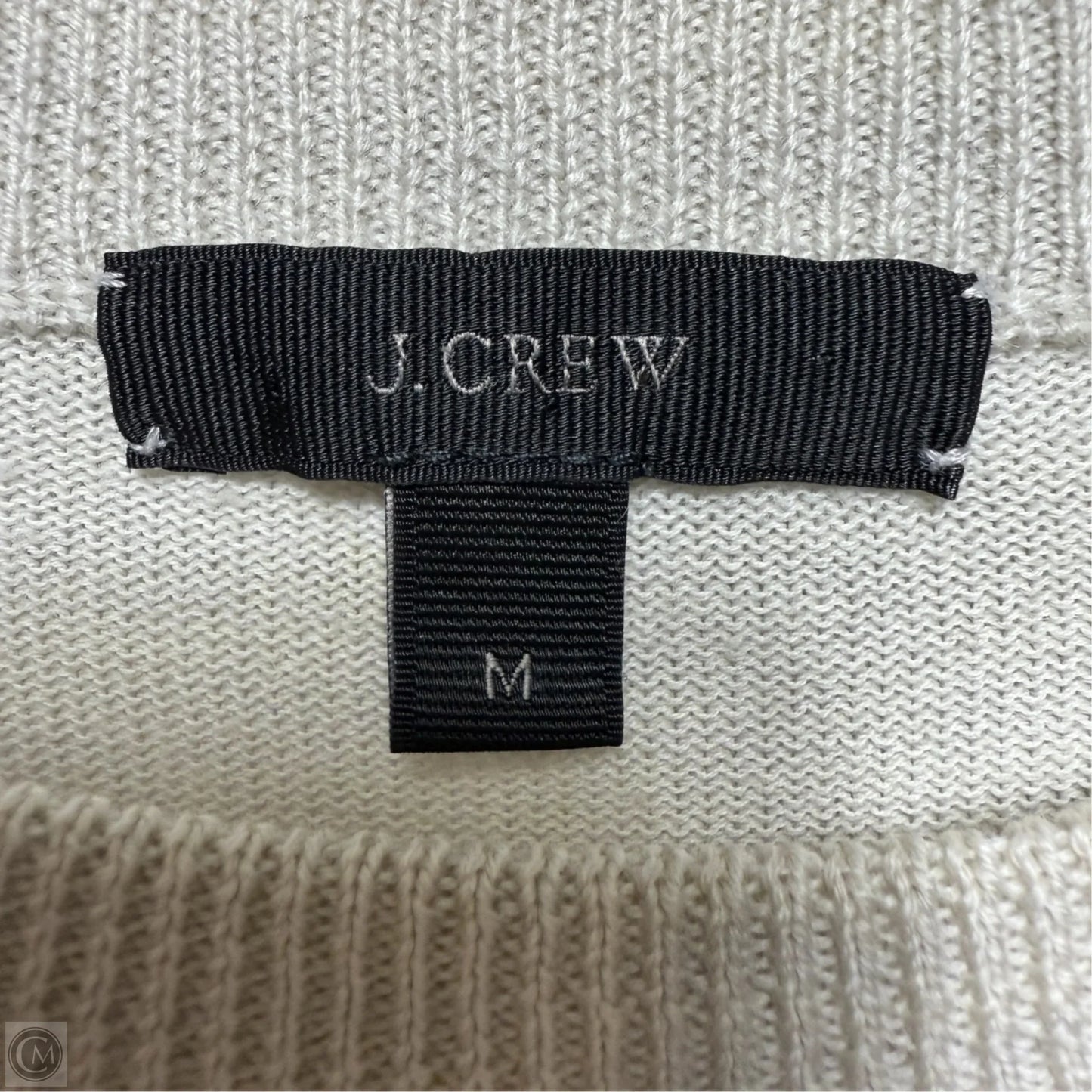 Merino Wool Blend Sweater By J. Crew In Cream, Size: M