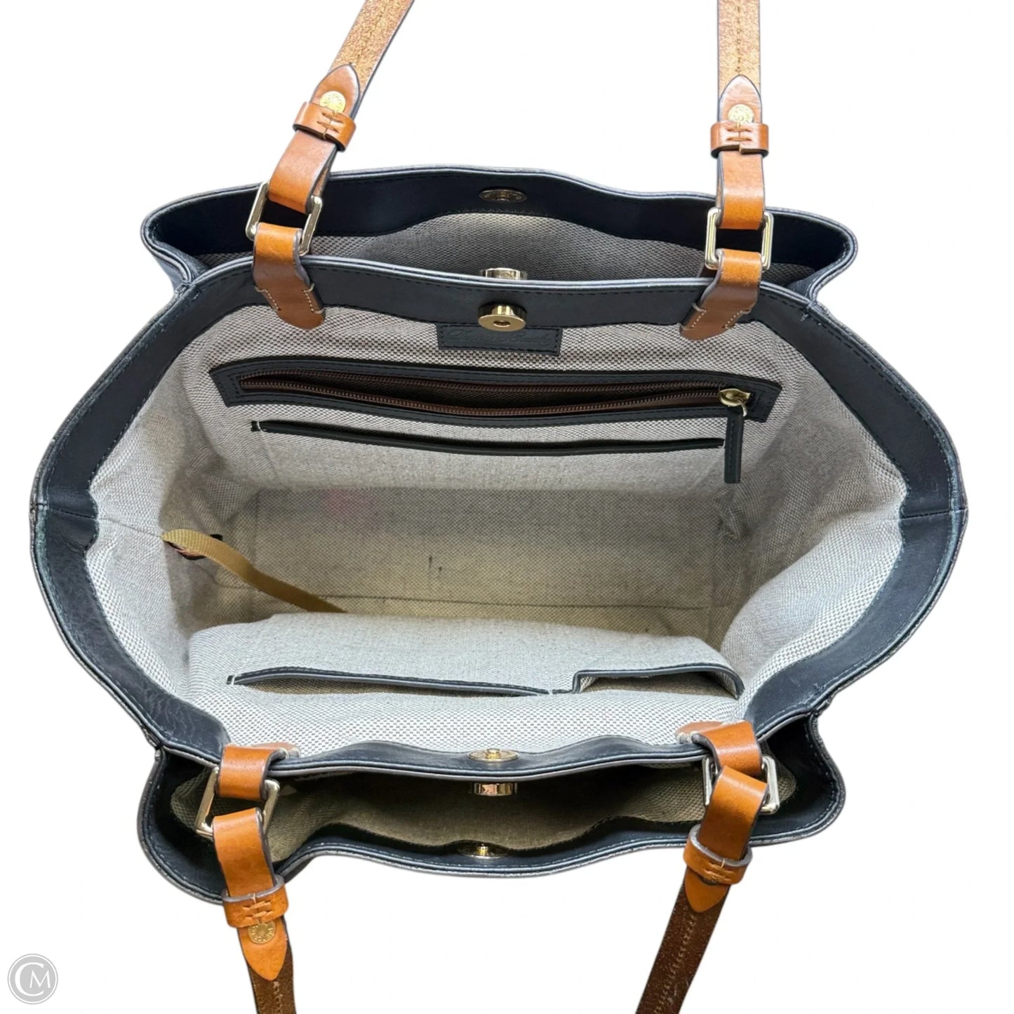 Flynn Wexford Leather Tote Designer By Dooney And Bourke, Size: Large