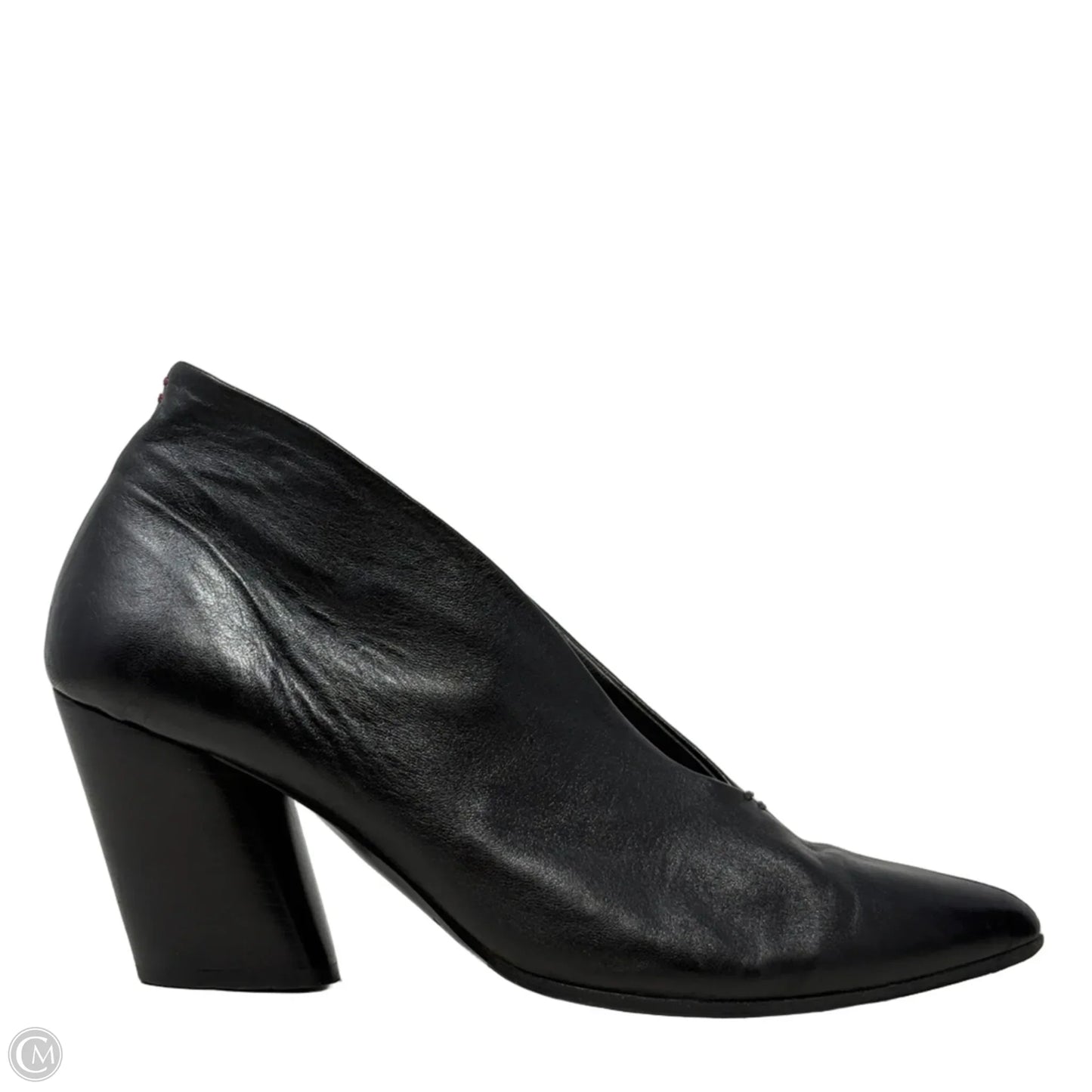 Handmade Baby Kid Leather Pumps By Halmanera In Black, Size: 8