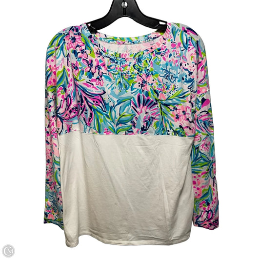 Finn Top Long Sleeve Designer By Lilly Pulitzer In Multi-colored, Size: Xs