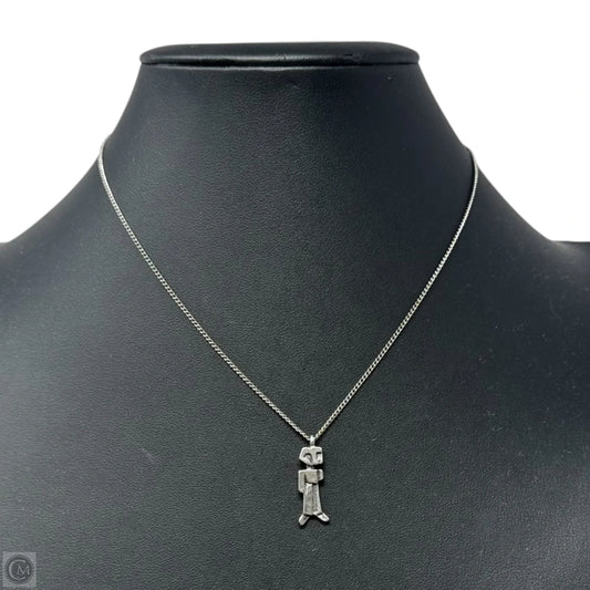 Cubist Figure Pendant Necklace