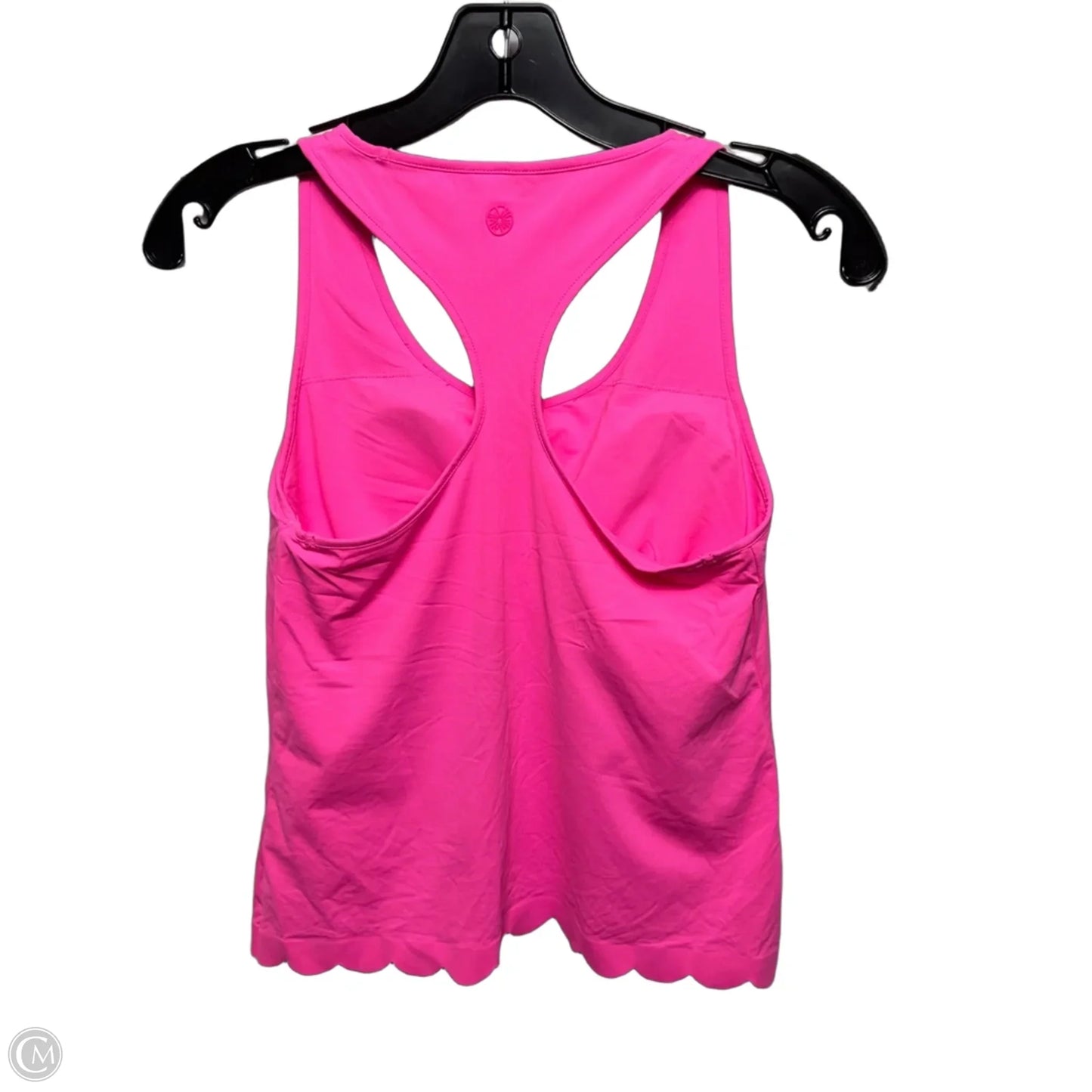 Scalloped Hem Tank Top Designer By Lilly Pulitzer Luxletic In Pink, Size: S
