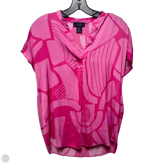 Top Short Sleeve By Rachel Roy In Pink, Size: S