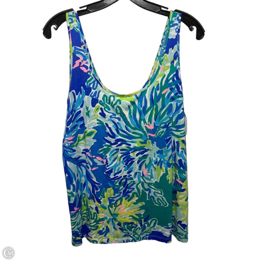 Top Sleeveless Designer By Lilly Pulitzer In Multi-colored, Size: L