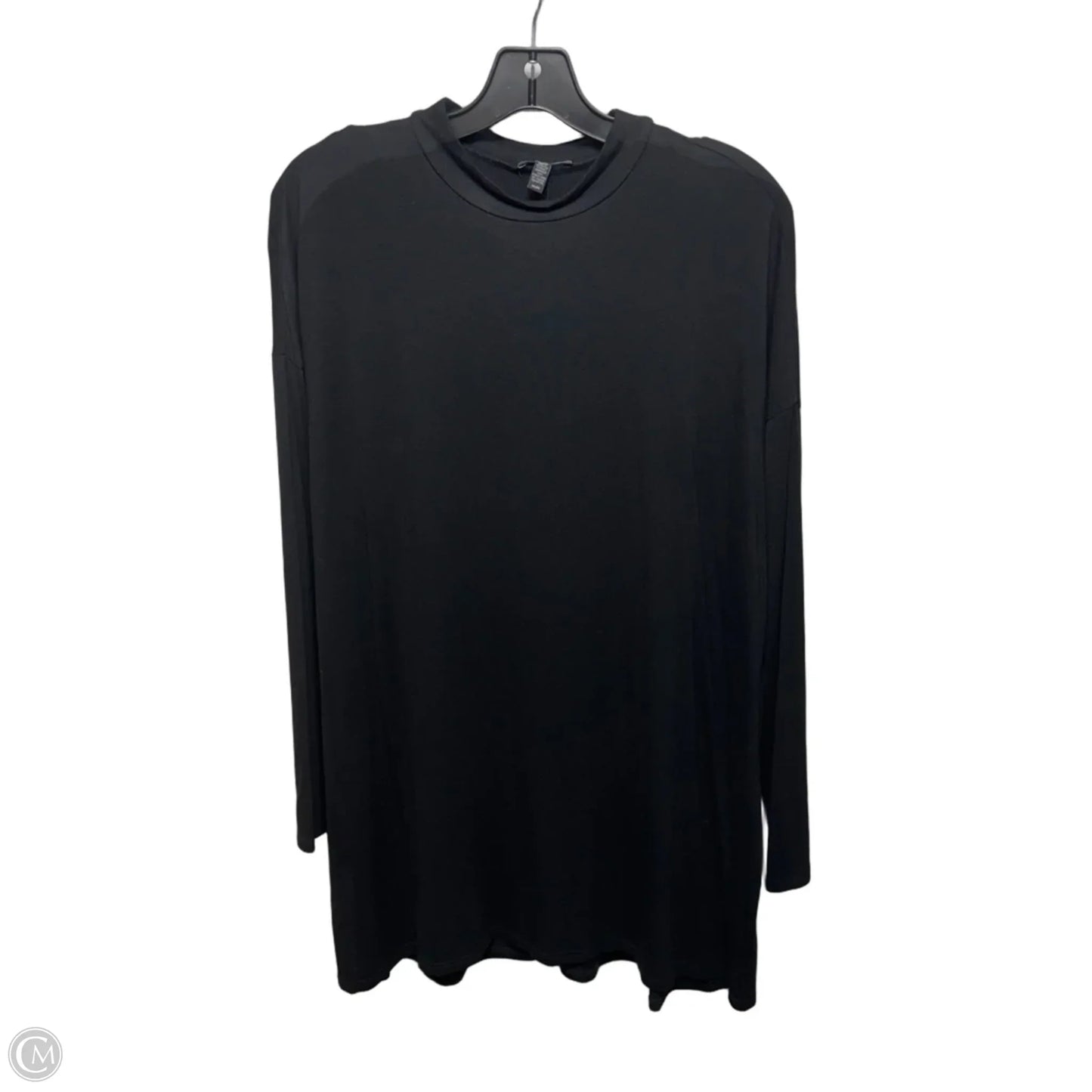 Long sleeve Dress Casual Short By Eileen Fisher In Black, Size: M
