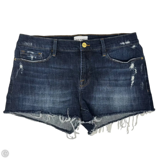 Le Cutoff Shorts By Frame In Blue Denim, Size: 8/29