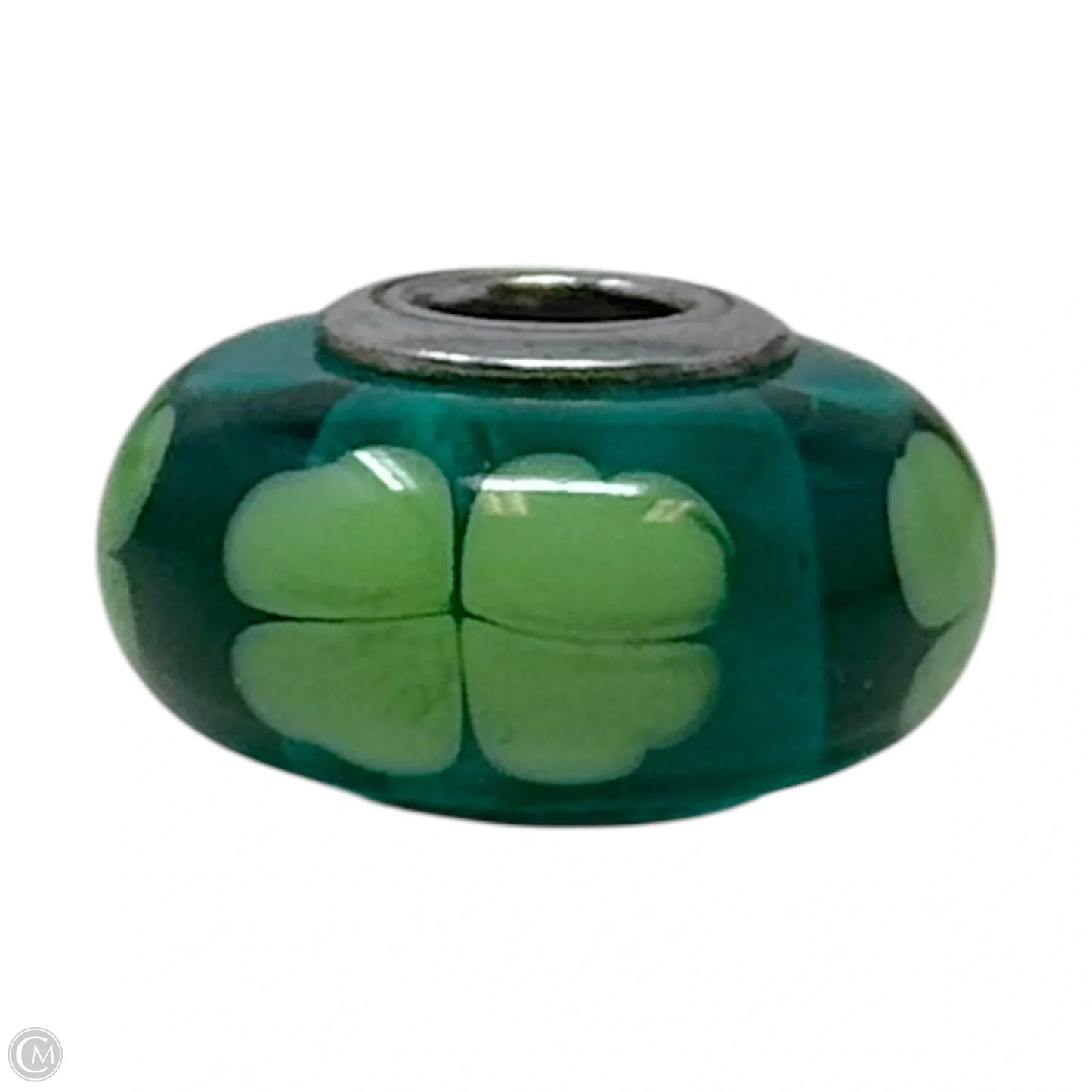 Clover Murano Glass & Sterling Bracelet Charm By Pandora