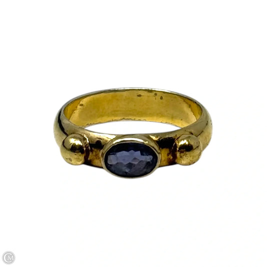 AS IS Nepalese Gold Over Sterling Ring 7.5