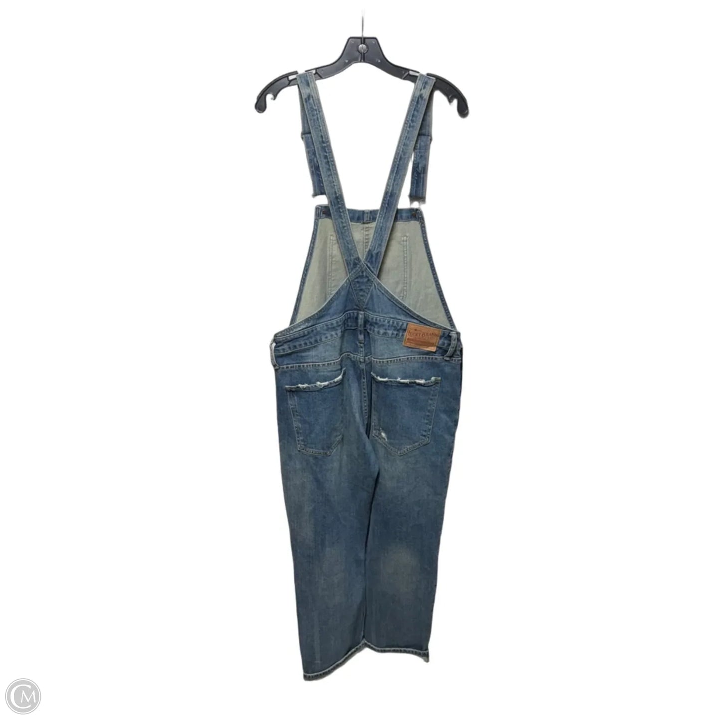 Overalls By Lucky Brand In Blue Denim, Size: L