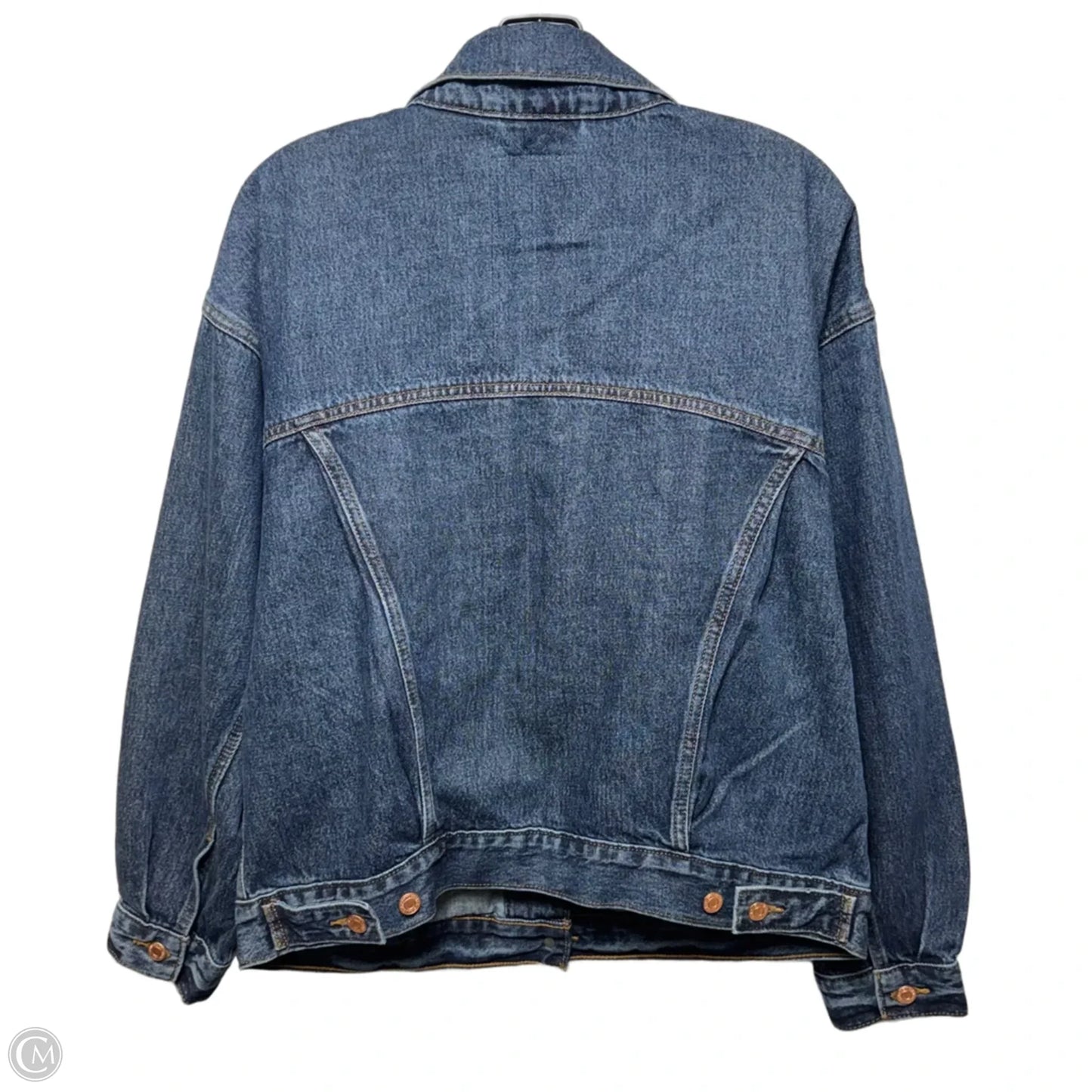 Jacket Denim By Levis In Blue Denim, Size: L