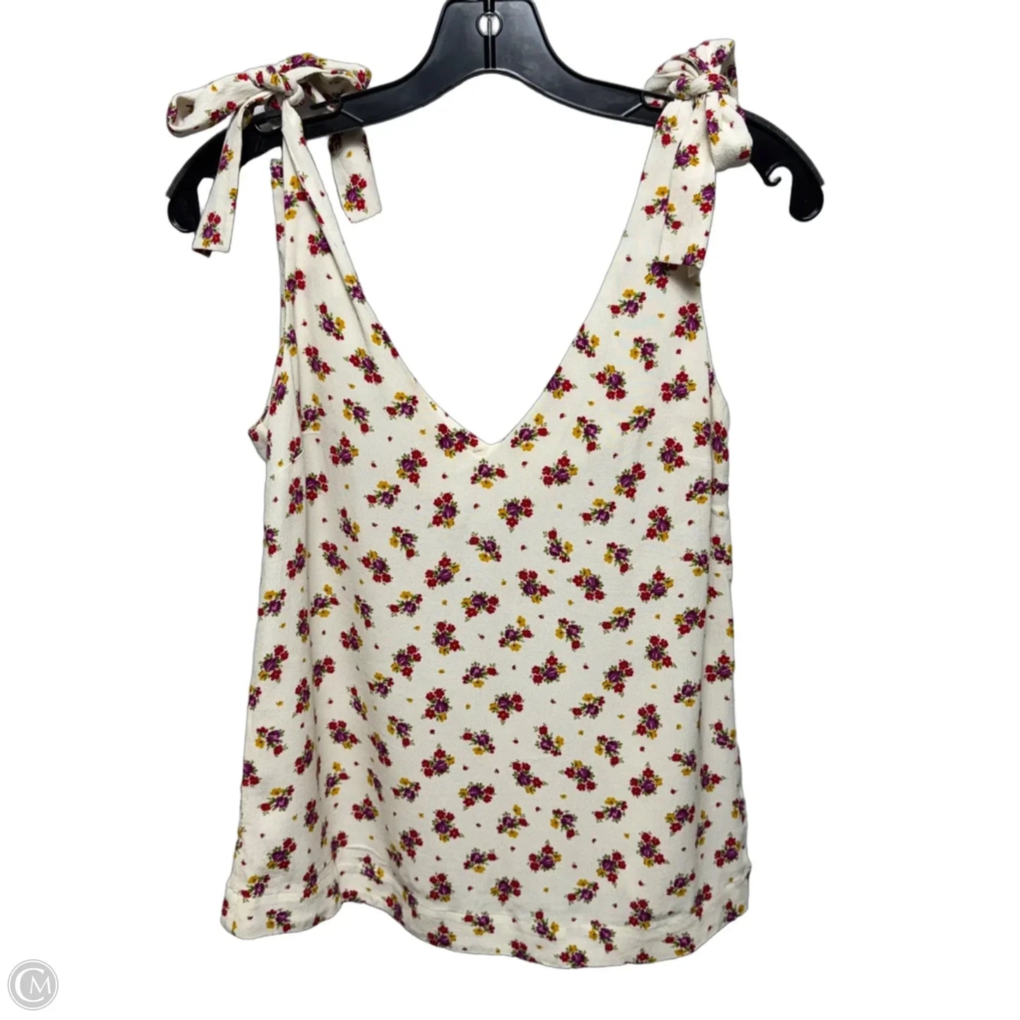 Tie Strap Top Sleeveless By Sezane In Floral Print, Size: 4 (34)