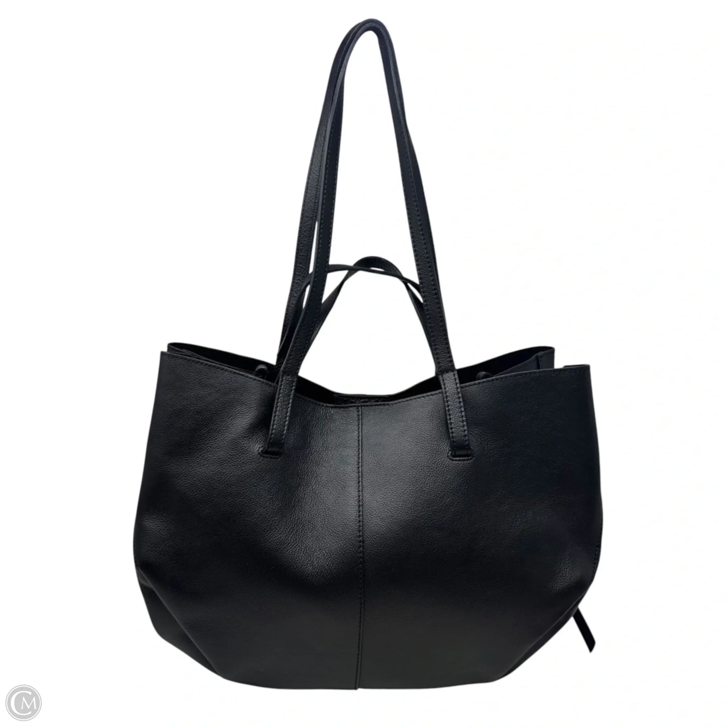 Double Strap Tote Leather By Viola Catelani Size: Large