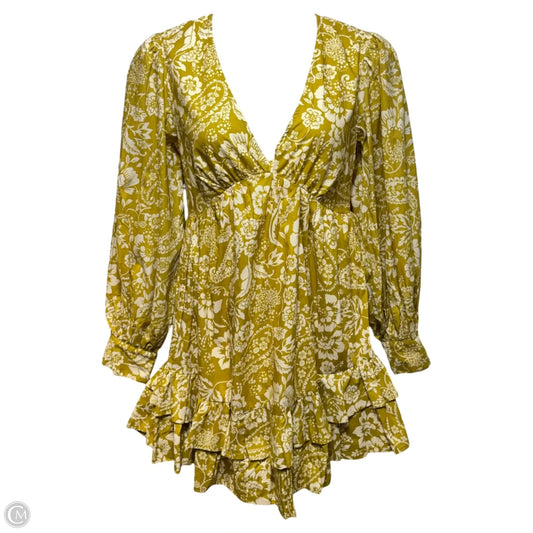 Dress Casual Short By Maeve In Chartreuse, Size: M