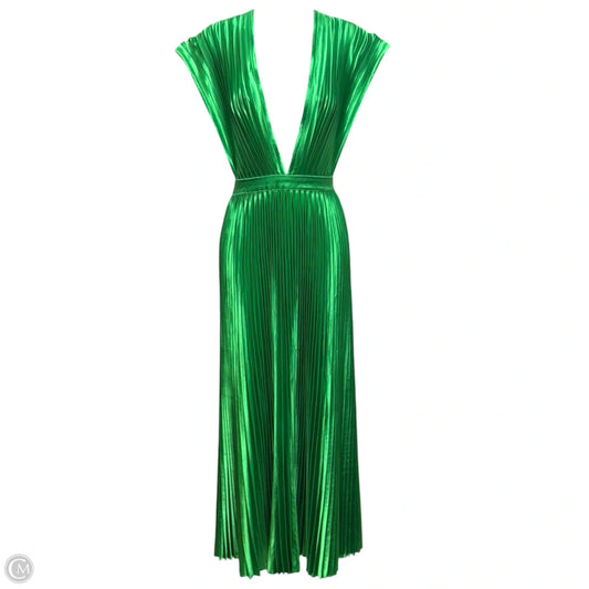 Gala Midi Dress By L'IDEE In Green, Size: 4