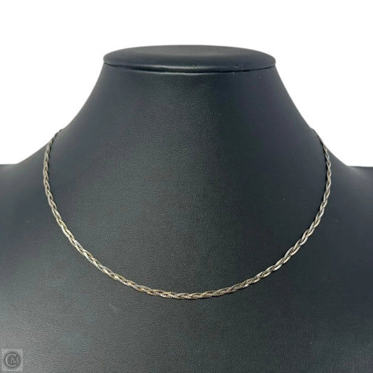Braided Sterling Silver Chain Necklace