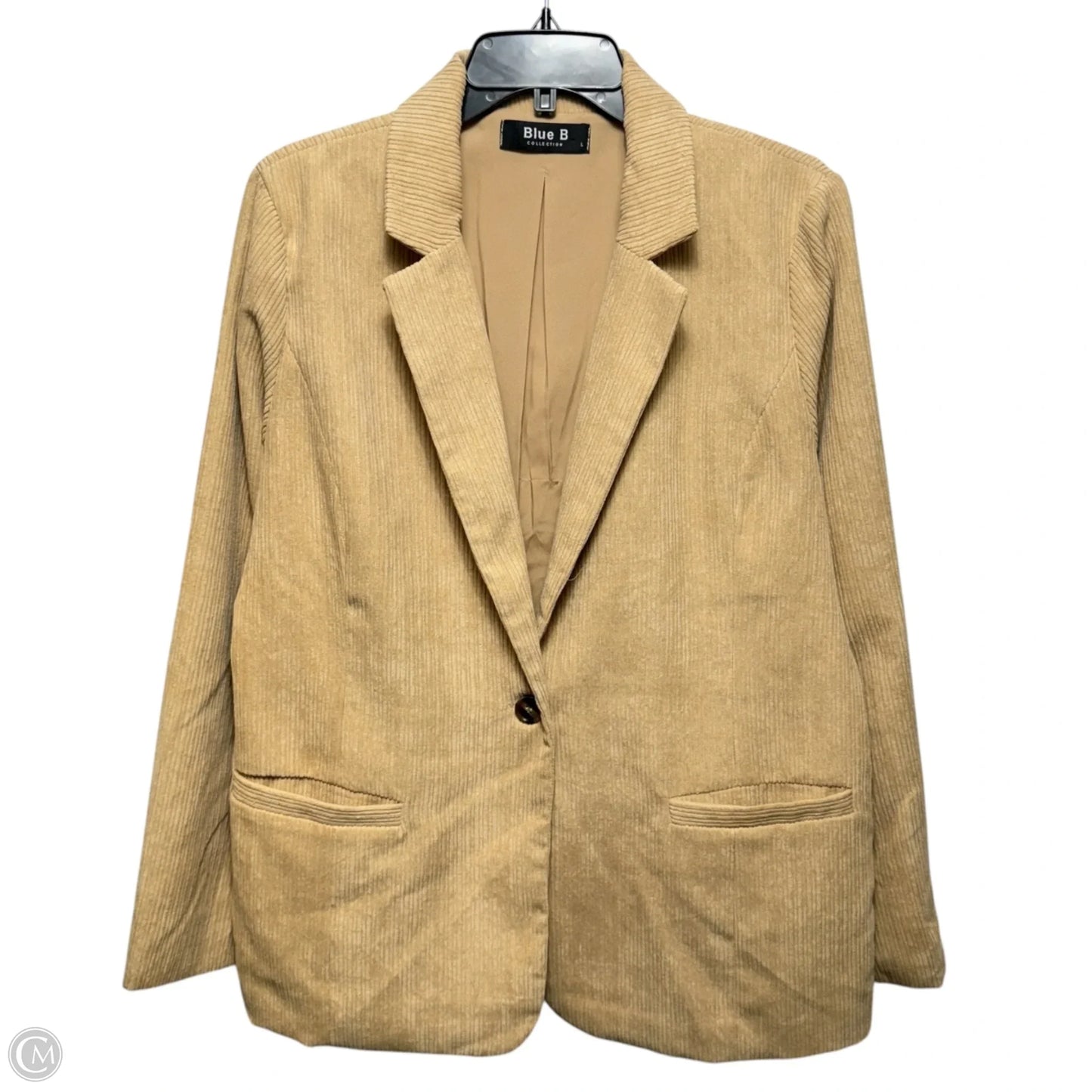 Blazer By Blue B In Tan, Size: L