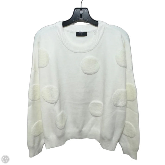 Sweater By Tahari In Cream, Size: Xl