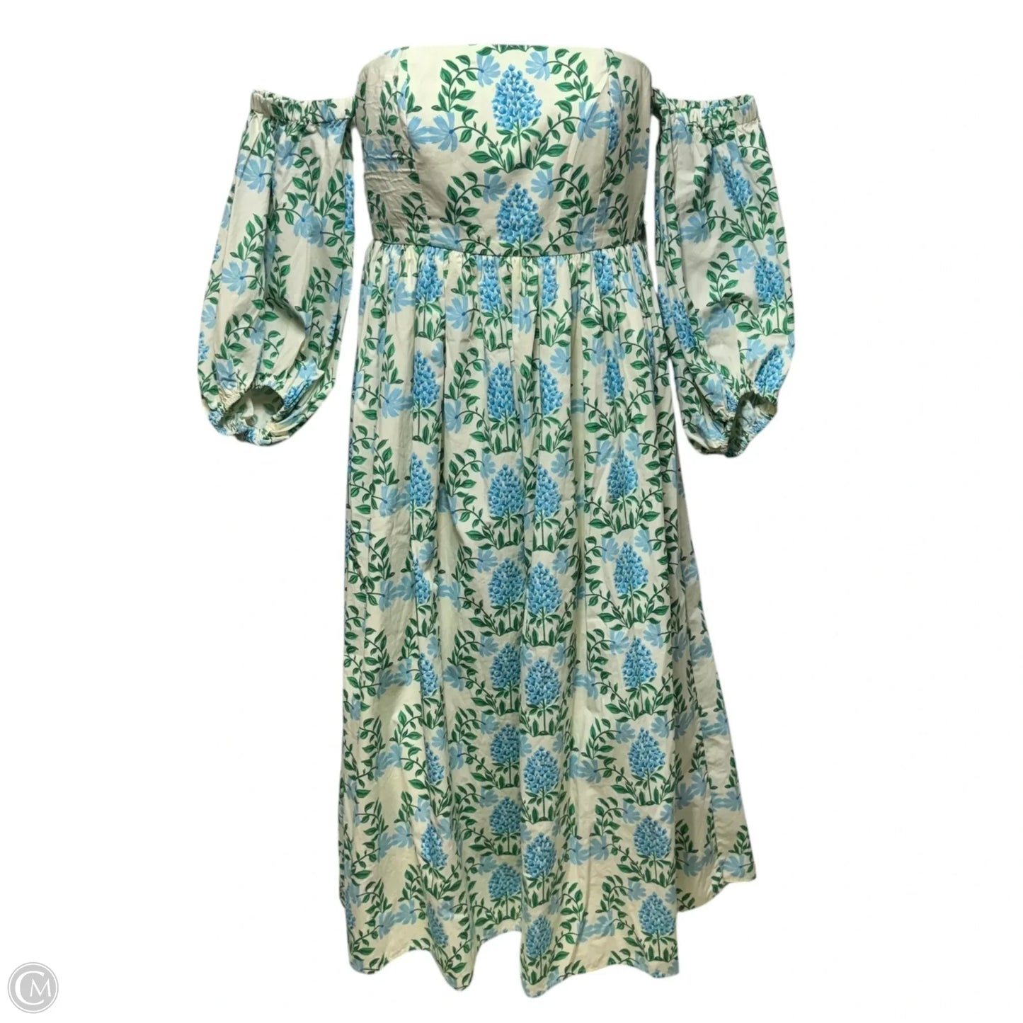 Printed Off Shoulder Dress Casual Maxi By Let Me Be In Floral Print, Size: Mp