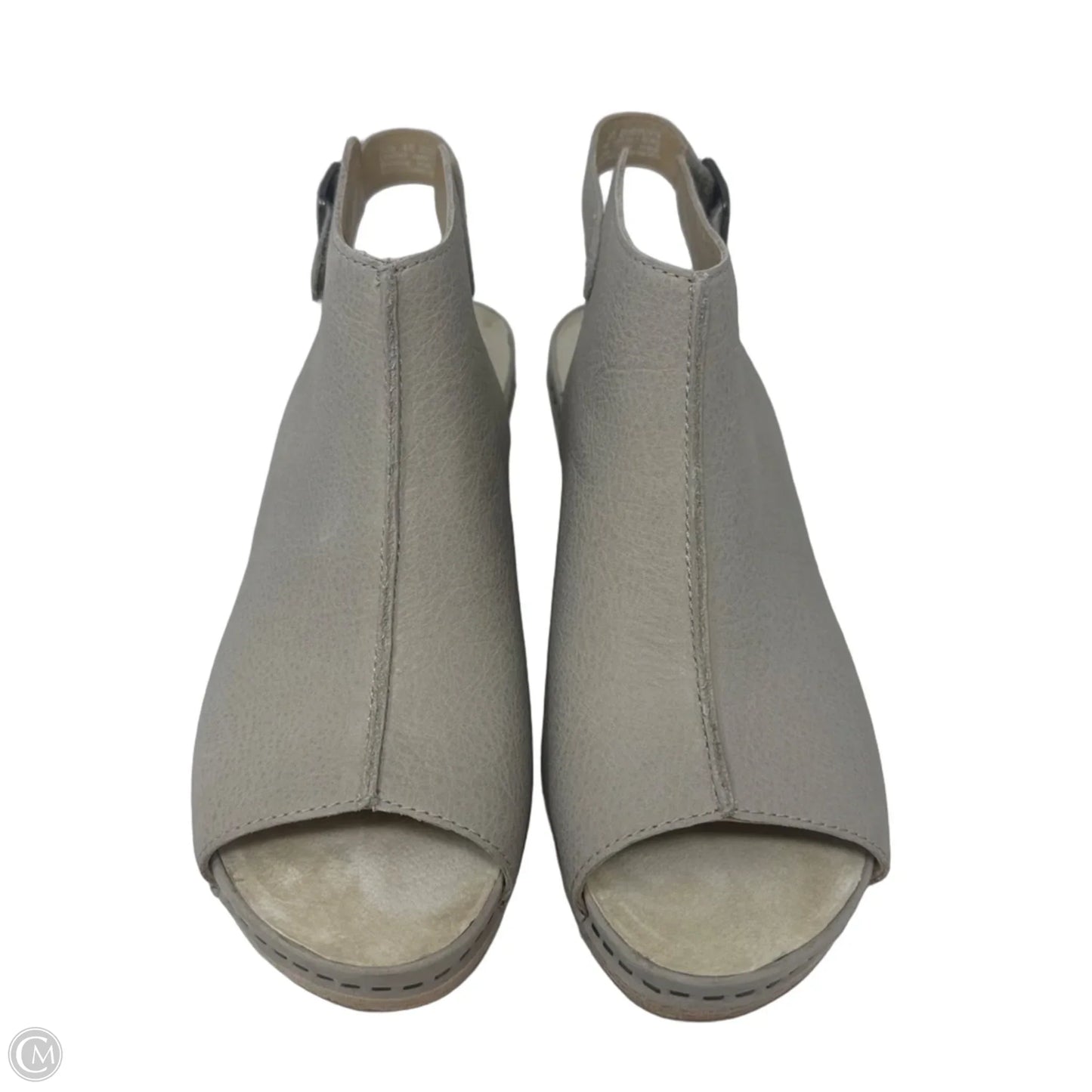 Shoes Heels Platform By Dansko In Taupe, Size: 9.5
