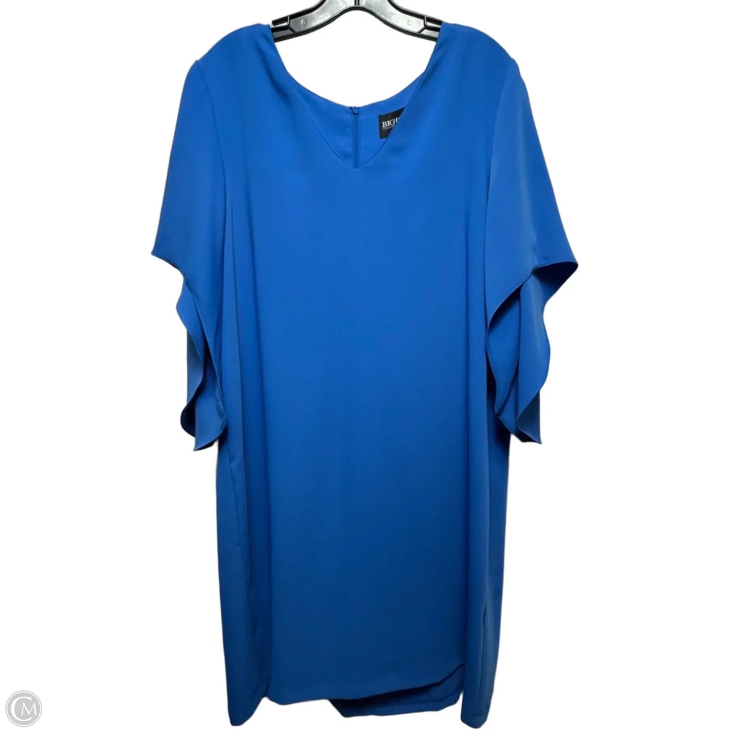 Dress Casual Short By Bigio Collection In Blue, Size: Xl