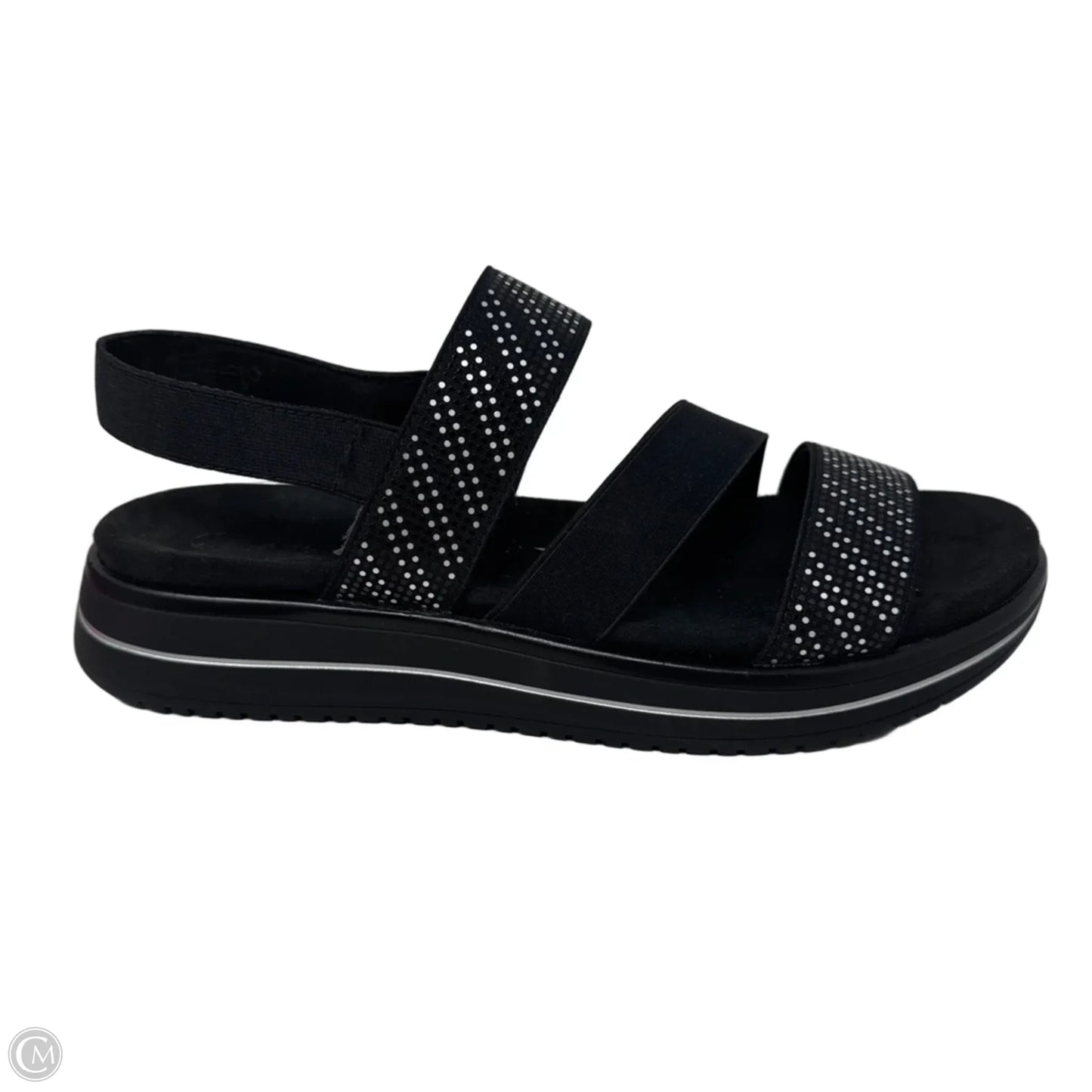 Sandals Flats By Remonte In Black, Size: 8.5