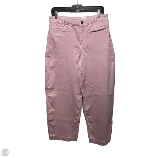 Pants Wide Leg By Maeve In Pink, Size: 6/28