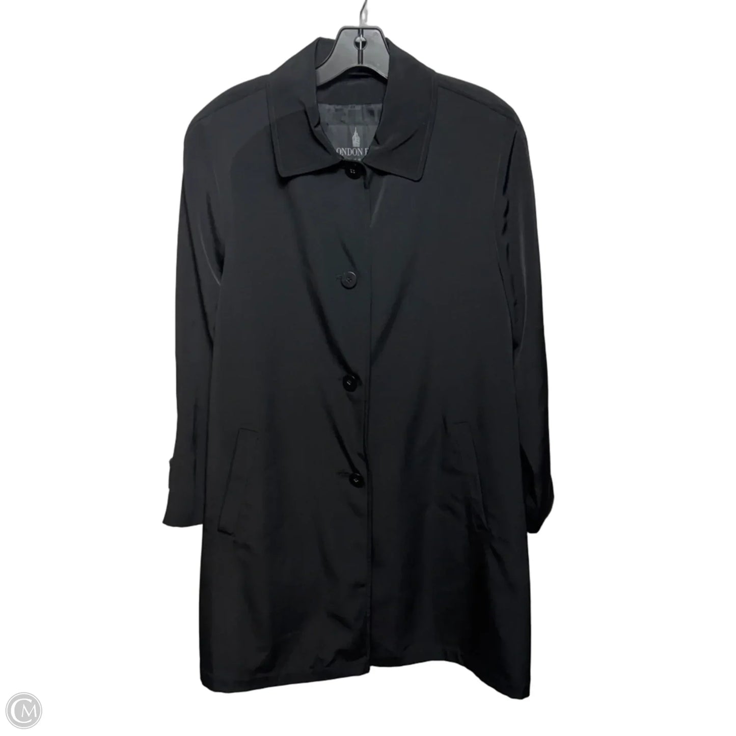 Coat Trench Coat By London Fog Limited Addition In Black, Size: M