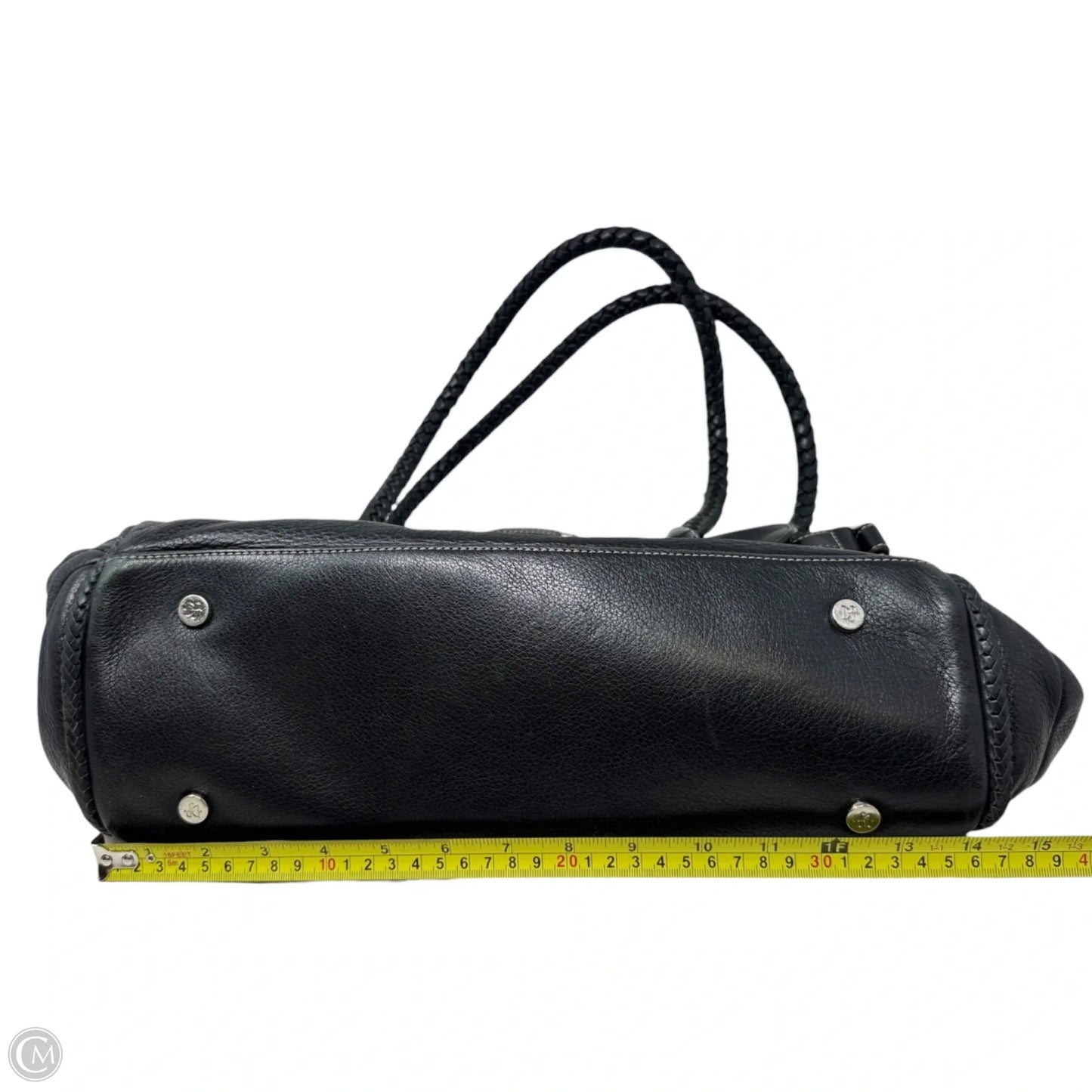 Handbag Leather By Donald Pliner, Size: Large