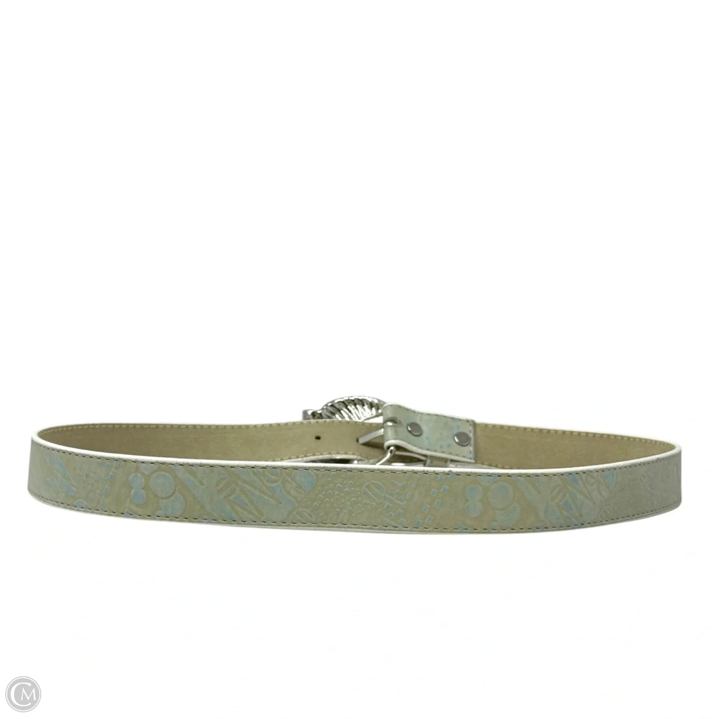 Vintage Sensation Textured Leather Belt By William Adler, Size: Large