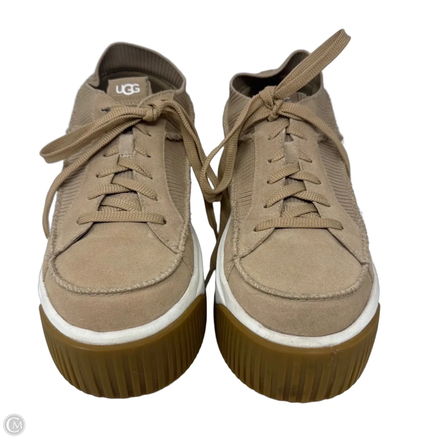 E-Z Duzzit Platform Shoes Designer By Ugg In Tan, Size: 9.5