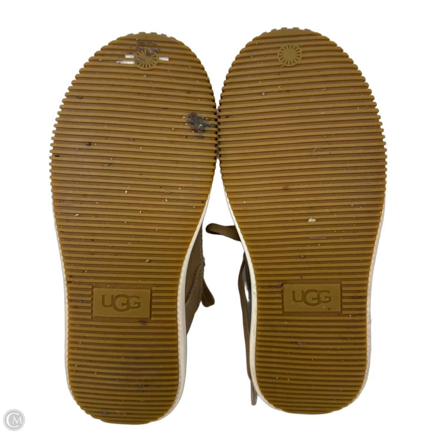E-Z Duzzit Platform Shoes Designer By Ugg In Tan, Size: 9.5