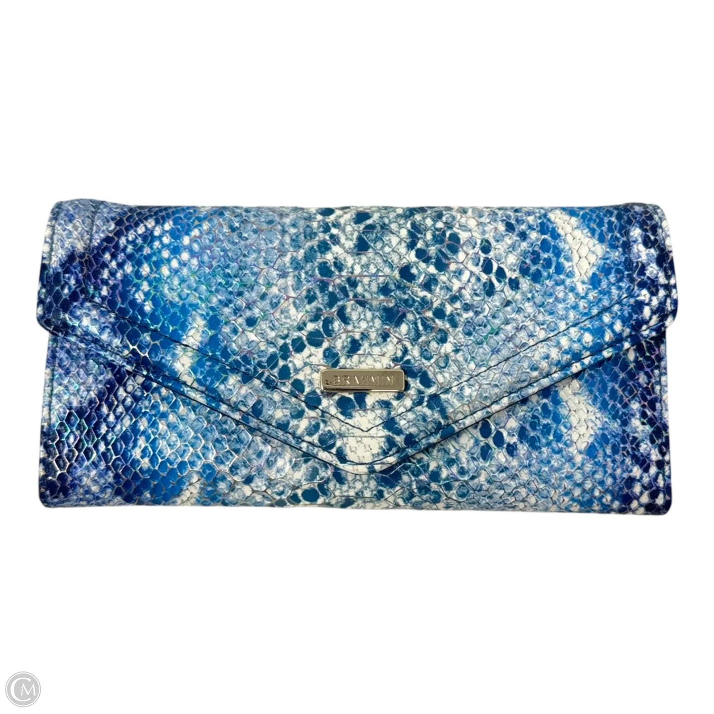 Veronica Envelope Wallet Designer By Brahmin, Size: Medium