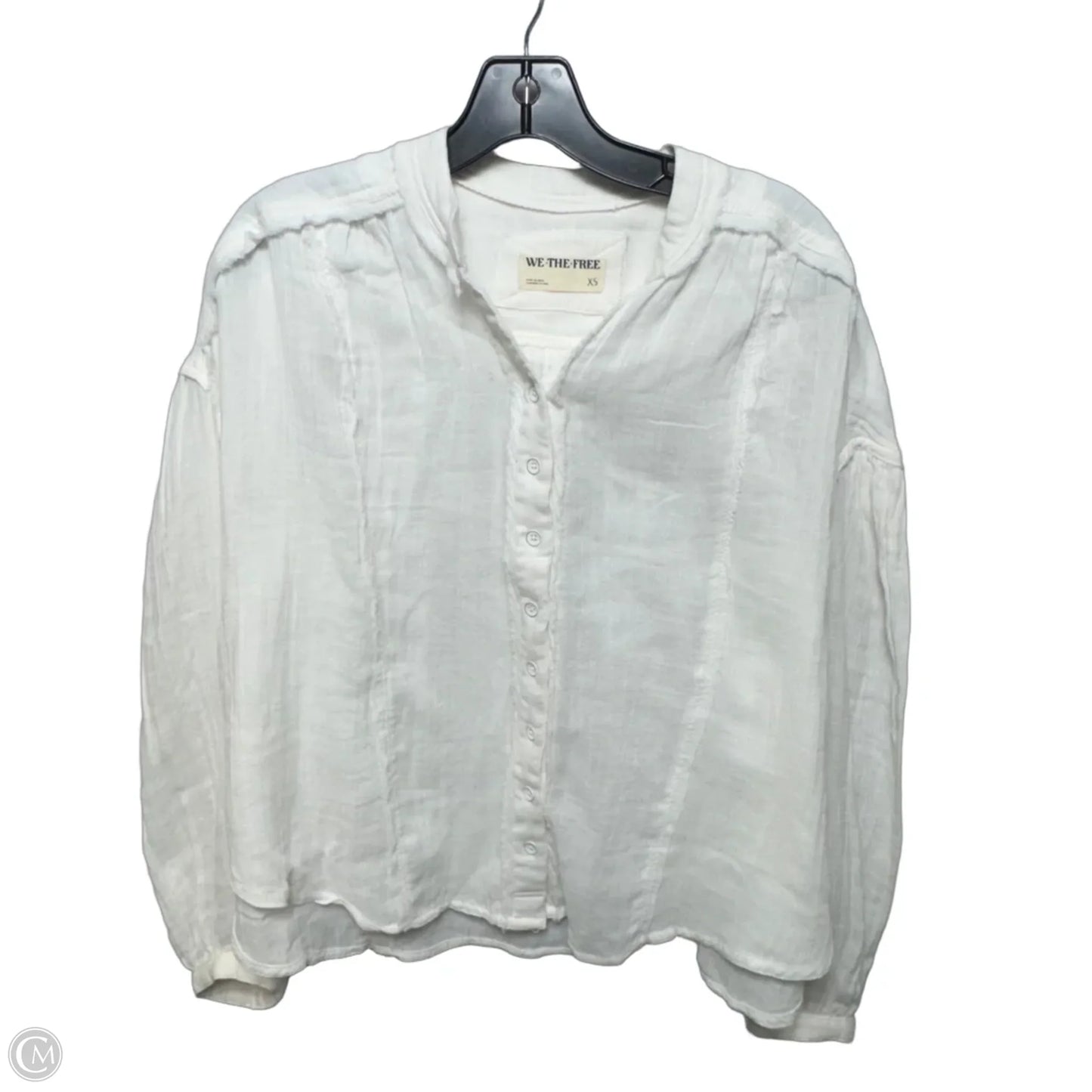 Top Long Sleeve By We The Free In White, Size: Xs