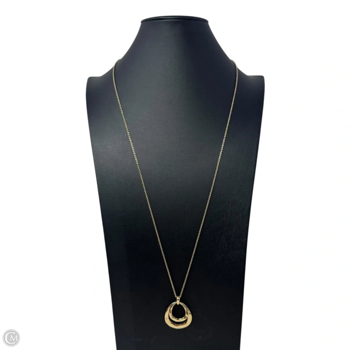 Gold Tone Long Pendant Necklace By Loft