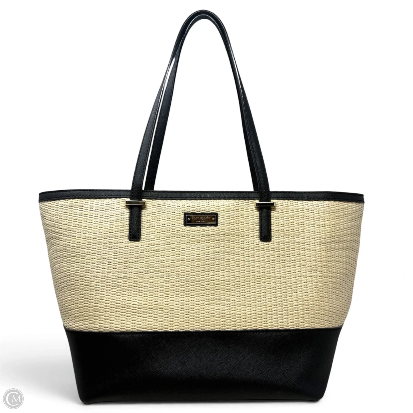 Cedar Street Straw Harmony Tote Designer By Kate Spade, Size: Medium