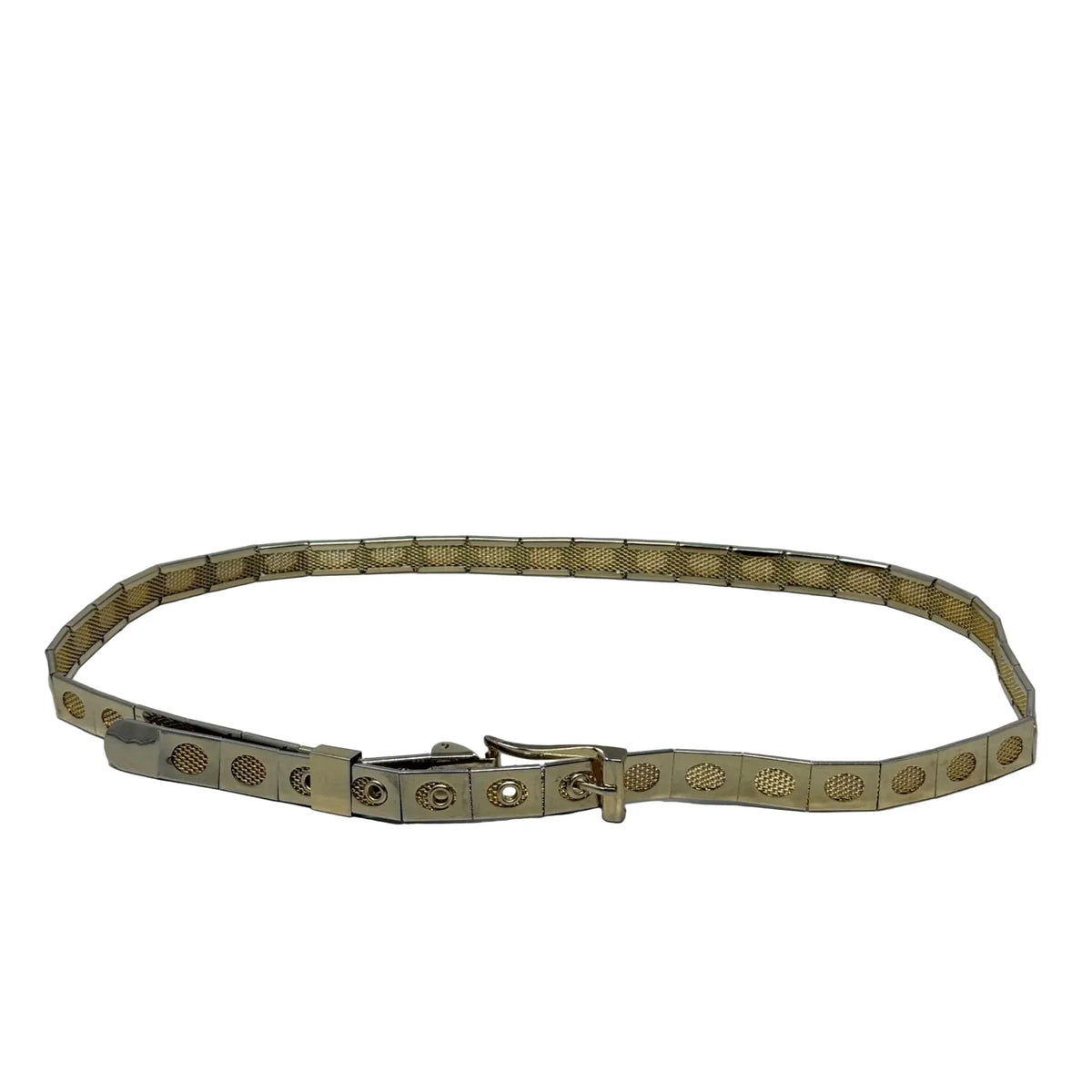 Gold Metal Mesh Belt, Size: Medium