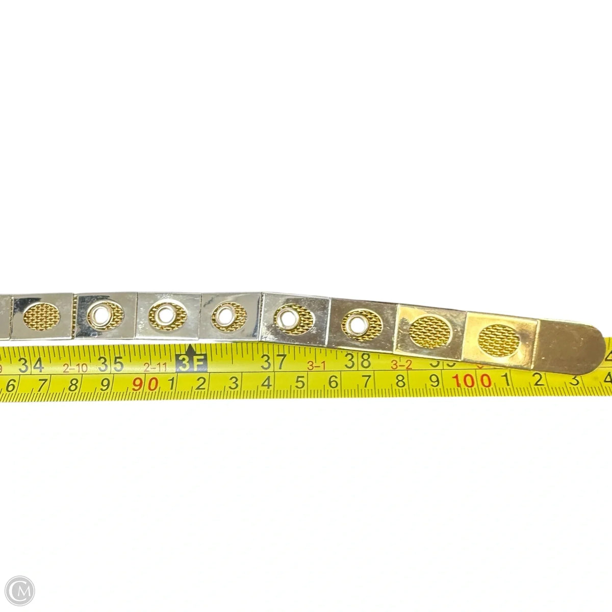 Gold Metal Mesh Belt, Size: Medium