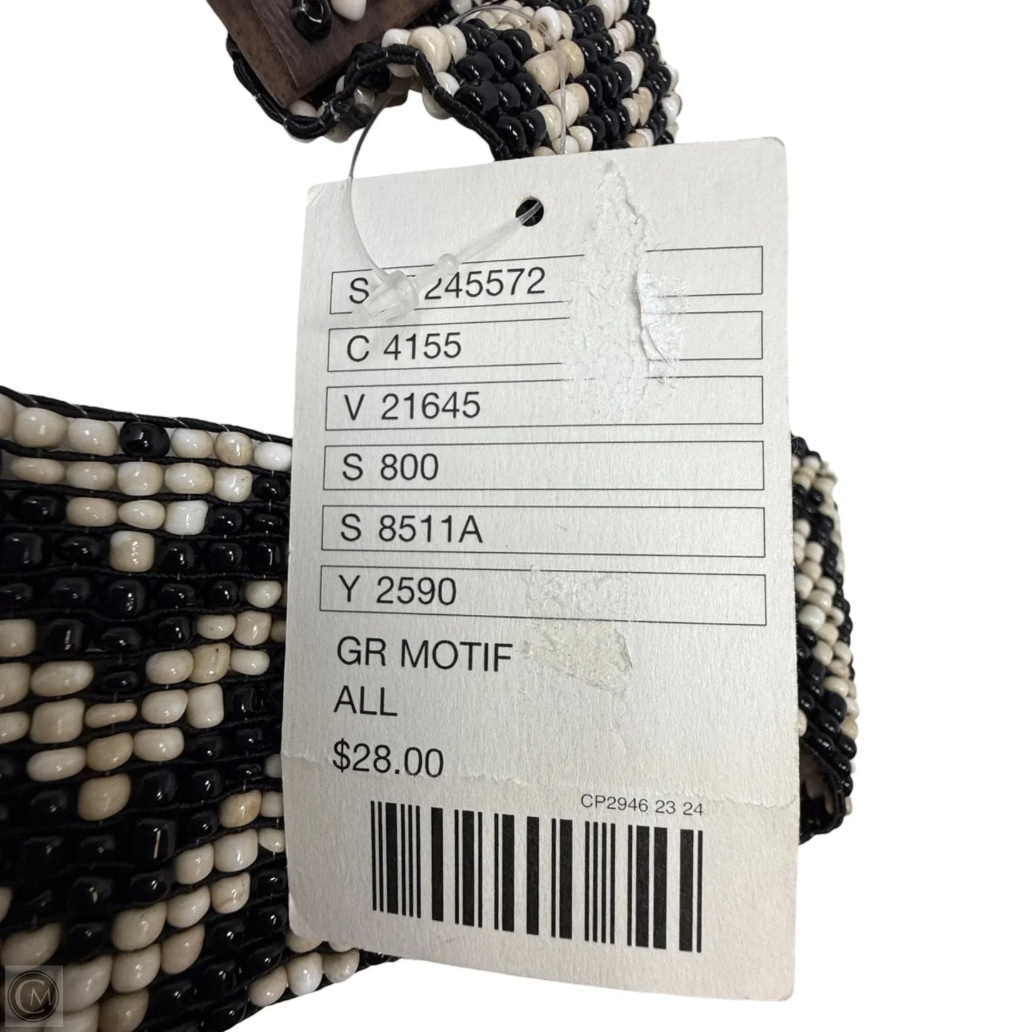 Seed Bead Stretch Belt By Anthropologie, Size: Small