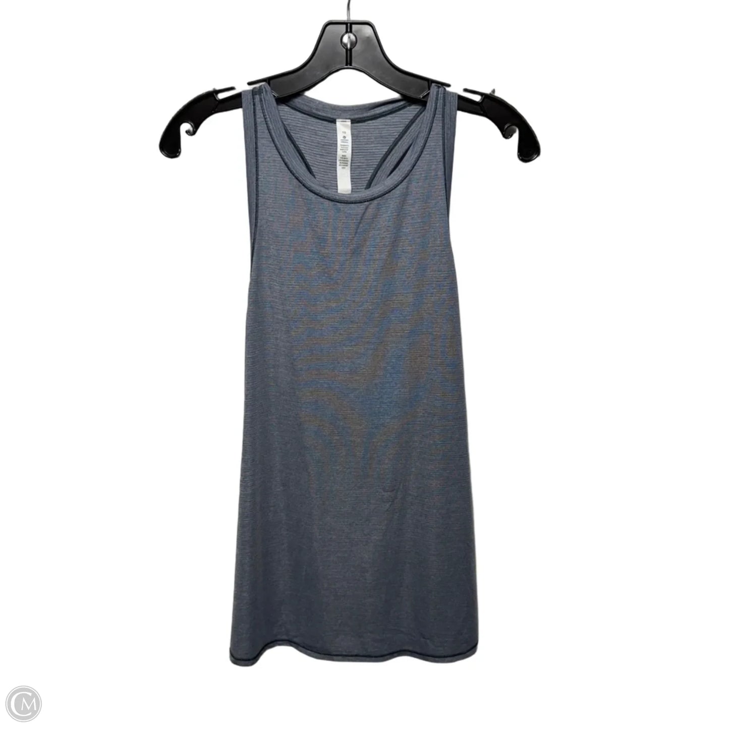 Athletic Tank Top By Lululemon In Grey/Blue, Size: 10