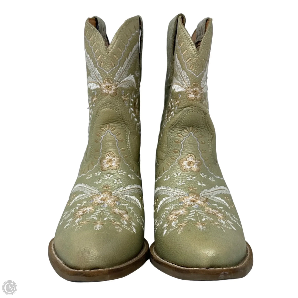 Primrose Cowgirl Boots By Dingo In Green, Size: 9.5