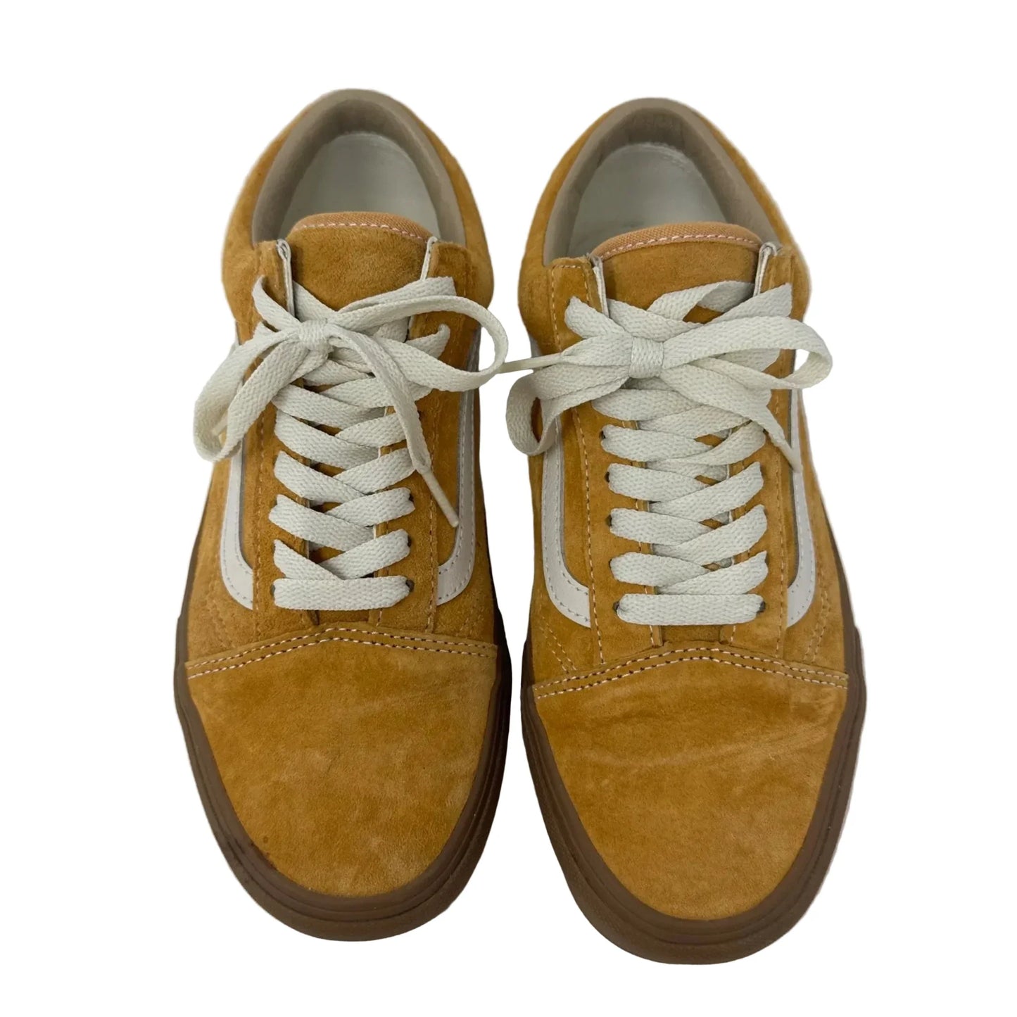 Old Skool Sneakers Shoes Flats By Vans In Yellow, Size: 8