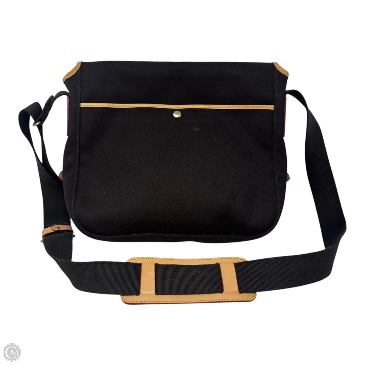 Cabriolet Canvas Messenger Bag Designer By Dooney And Bourke, Size: Large