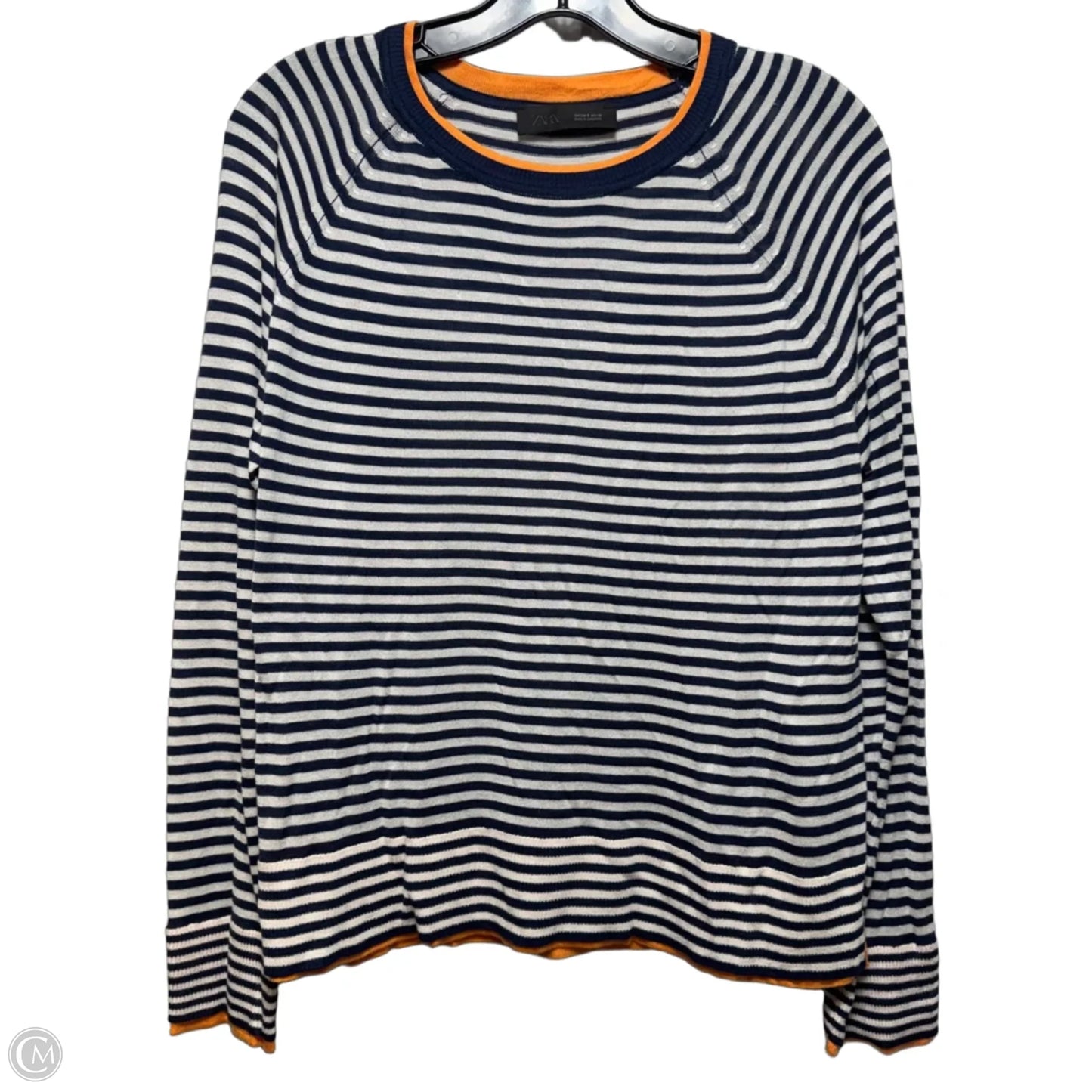 Sweater By Zara In Striped Pattern, Size: S